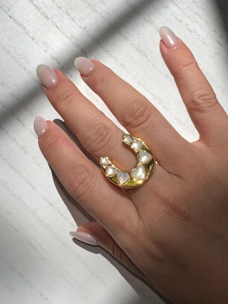 指輪・リング Pearl Heart Ring #3472 pearl heart ring～ﾊﾟｰﾙﾊｰﾄﾘﾝｸﾞ | flower／フラワー公式通販